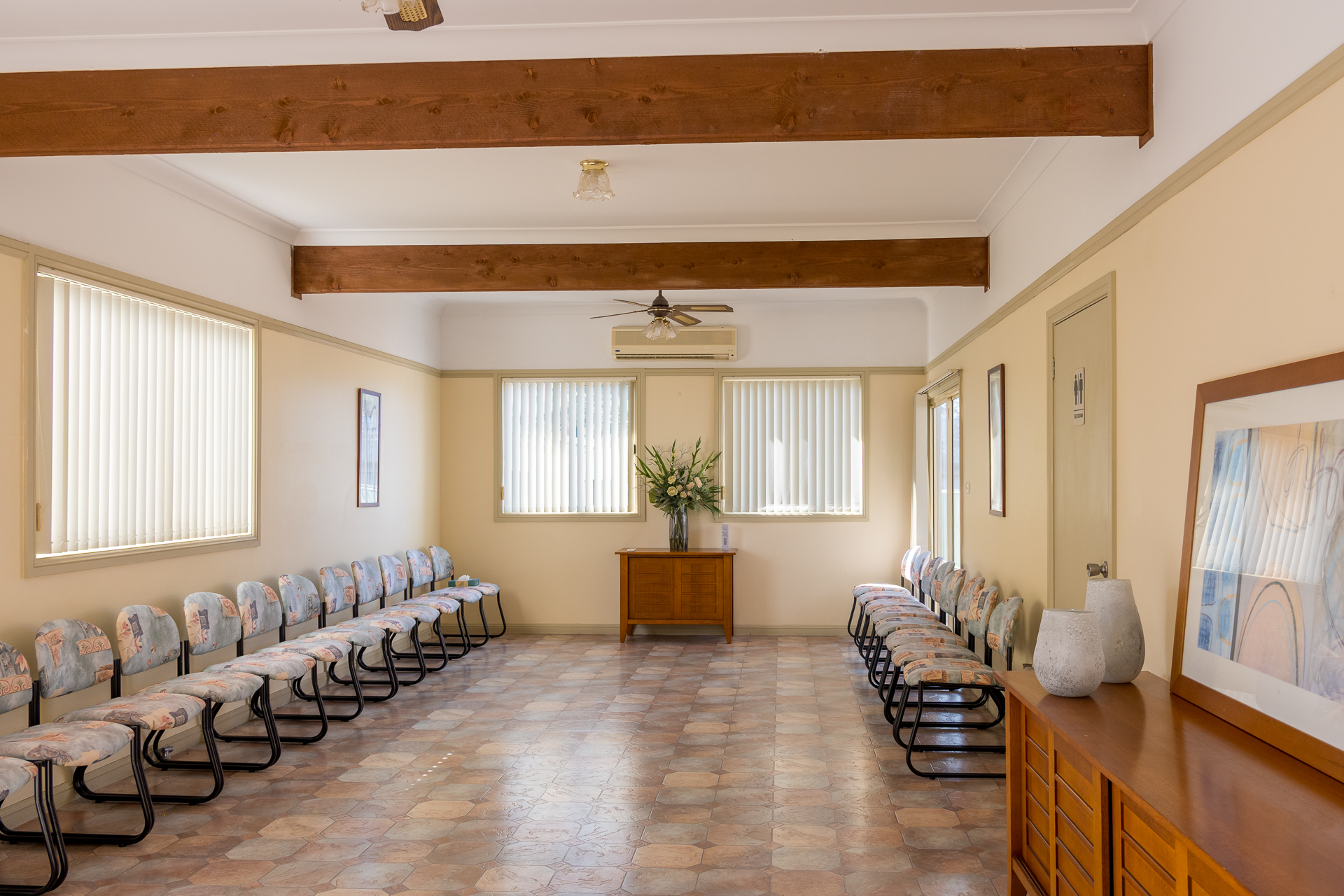 Funeral chapel catering area at Wollongong City Funerals