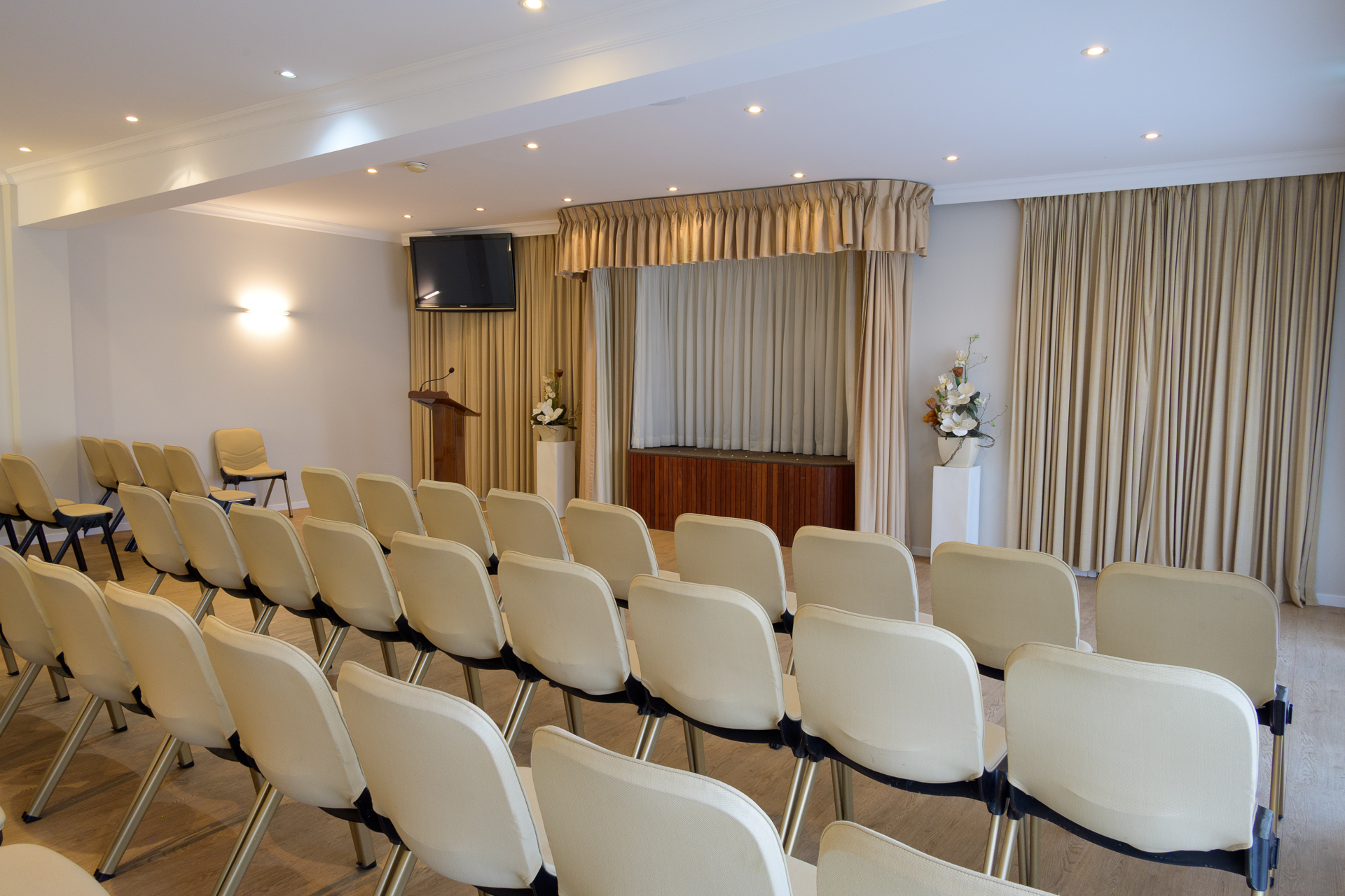 Funeral chapel and service room at Wollongong City Funerals